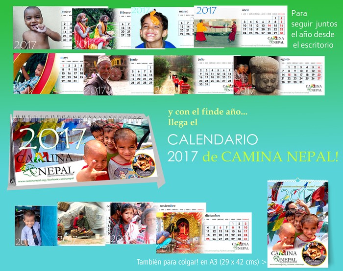 publicidad calendario escritorio